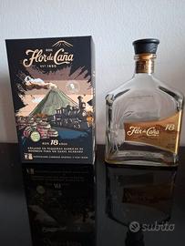 Bottiglia Rum Flor de cana 18y vuota