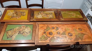 Quadri e vassoi artigianato shabby