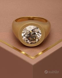 Anello in oro e diamnate europeo 4,55ct
