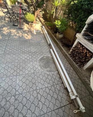 Struttura per tenda esterna lunghezza 4 mt.