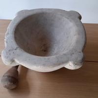 Antico mortaio toscano in marmo (19° secolo)
