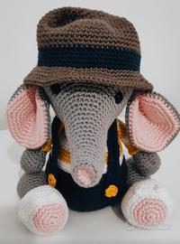 Amigurumi - Elefante All'uncinetto