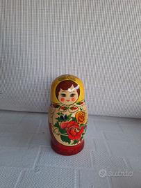 Matrioska colorata da collezione