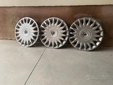 3 Copricerchioni lancia ypsilon o musa diam 15