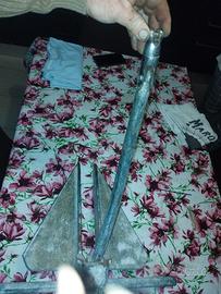 Ancora 15 kg con moschettone girevole in acciaio