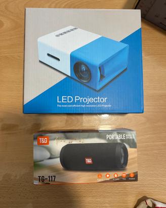 Proiettore e cassa Bluetooth