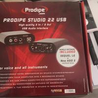 Scheda audio USB Prodipe Studio 22