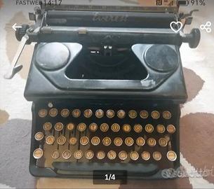 Macchina da scrivere antica 