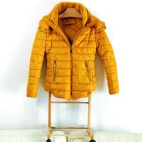 Piumino corto color senape / miele dorato – taglia