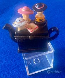 Porta gioielli in ceramica decorato a mano