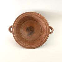 Casseruola - tegame in terracotta smaltata XIX sec