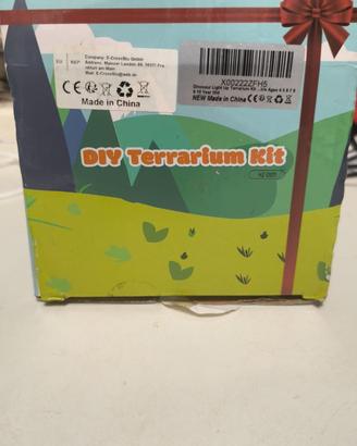 Kit Terrario Dinosauri DIY Luce LED Gioco Creativo