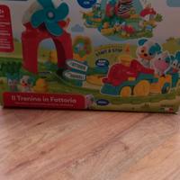 trenino in fattoria  clementoni 