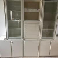 Credenza Vetrina Moderna + Tavolo Comò Comodini