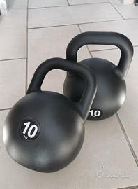 Coppia Kettlebell 10 Kg (o singolo) Pesi Palestra