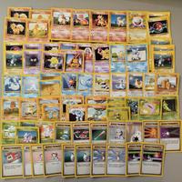 lotto carte Pokemon vintage set base collezione 