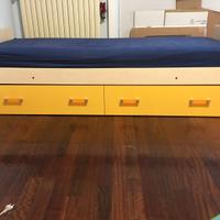 Letto con cassetto letto estraibile misure 220x87