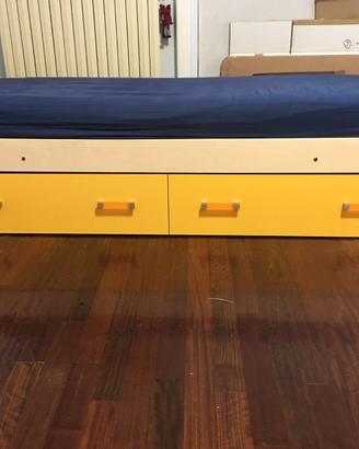 Letto con cassetto letto estraibile misure 220x87