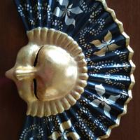 Maschera in cartapesta da appendere 