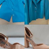 giacca donna con scarpa 