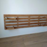 Testiera letto in legno teak