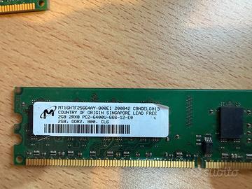 2 GB Ram DDR2 800 Micron PC2-6400