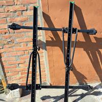 portapacchi in alluminio con portabici 