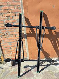 portapacchi in alluminio con portabici 
