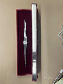 Omega De Ville oro bianco e brillanti per donna