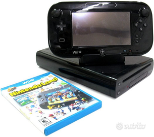 Nintendo wiiu black con giochi