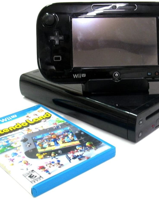 Nintendo wiiu black con giochi