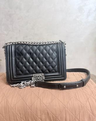 Borsa in pelle tracolla boy chanel