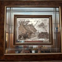 QUADRO FOGLIA ARGENTO