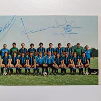 Cartolina firme/autografi Inter 1978-79 originale