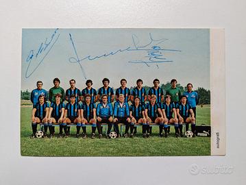 Cartolina firme/autografi Inter 1978-79 originale
