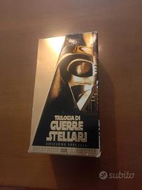 VHS GUERRE STELLARI STAR WARS TRILOGIA