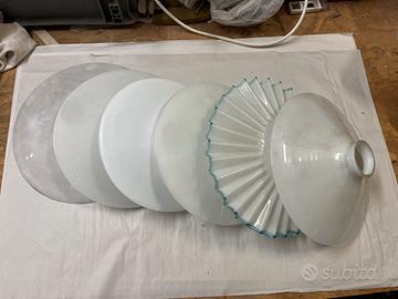 Stock paralumi lampadari opalina fatti a mano
