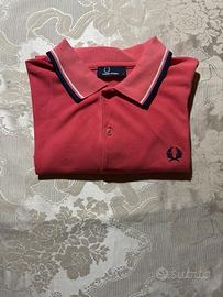 Polo Fred Perry® M12 / Twin Tipped Rosa Corallo