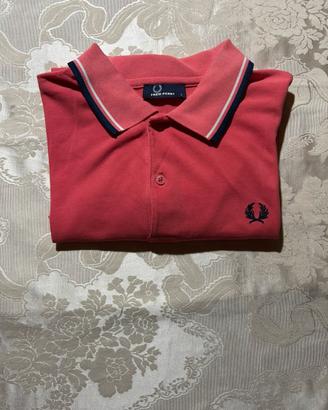Polo Fred Perry® M12 / Twin Tipped Rosa Corallo