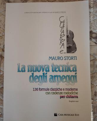 La nuova tecnica degli arpeggi, chitarra classica