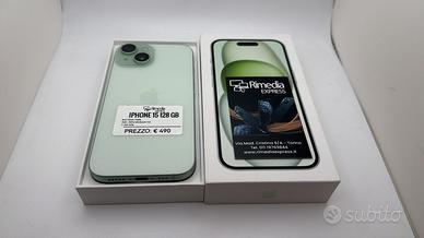 iPhone 15 128GB verde usato garanzia 