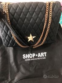 Borsa nera SHOP ART
