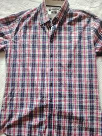 camicia lunga da uomo multicolore 