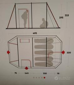 Tenda da campeggio Ferrino
