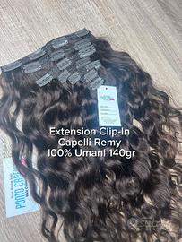 Extension Clip-In Capelli Remy 100% Umani 140gr