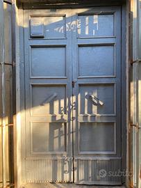 Portone ingresso in legno