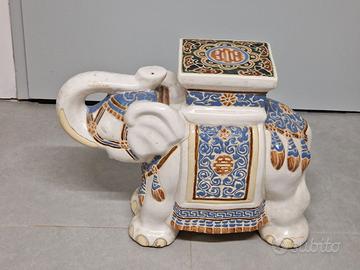 Elefante seduta/pedana da giardino porta piante