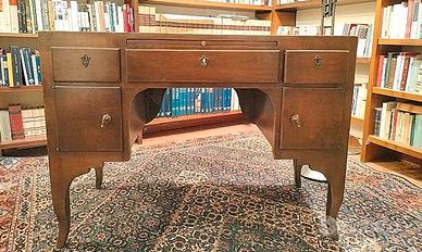 SCRIVANIA 📥, LEGNO MASSELLO D' EPOCA 