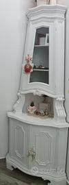 Angoliera con Vetrinetta shabby chic 