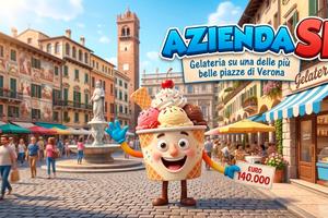 Bar gelateria in piazza centrale di Verona 21R -
